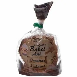 Ciasteczka Babci Ani Orkiszowe Kakaowe Bez Dodatku Cukru 100 g - Ania