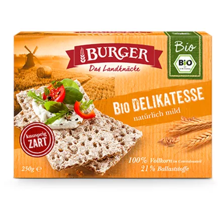 Pieczywo Chrupkie Żytnie Razowe Bio 250 G - Burger - Przecena Krótka Data Minimalnej Trwałości