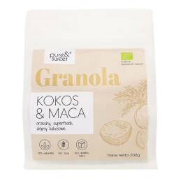Granola Kokos Maca Bio 200 g - Pure&Sweet