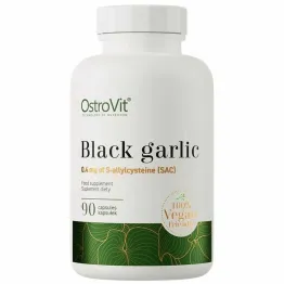 Black Garlic - Czarny Czosnek VEGE 90 Kapsułek - OstroVit