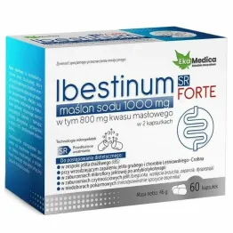 Maślan Sodu Ibestinum FORTE SR 60 Kapsułek - Ekamedica