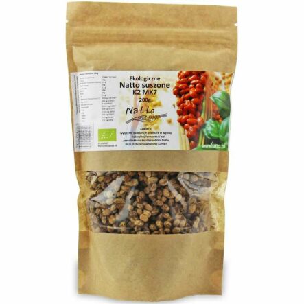 Soja (Natto) Suszona Bio 200 g - Ton Color - Przecena Krótka Data Minimalnej Trwałości