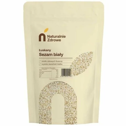 Sezam Biały Łuskany 300 g - Naturalnie Zdrowe