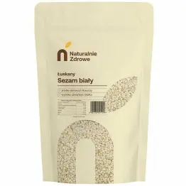 Sezam Biały Łuskany 300 g - Naturalnie Zdrowe