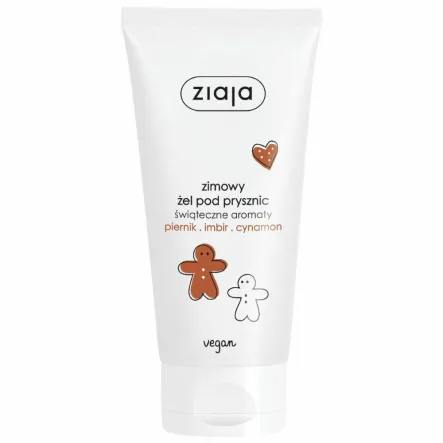 Zimowy Żel Pod Prysznic PIERNIK IMBIR CYNAMON 160 ml - Ziaja