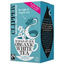 Herbata Biała Fair Trade Bio 70 g (40 x 1,75 g) - Clipper