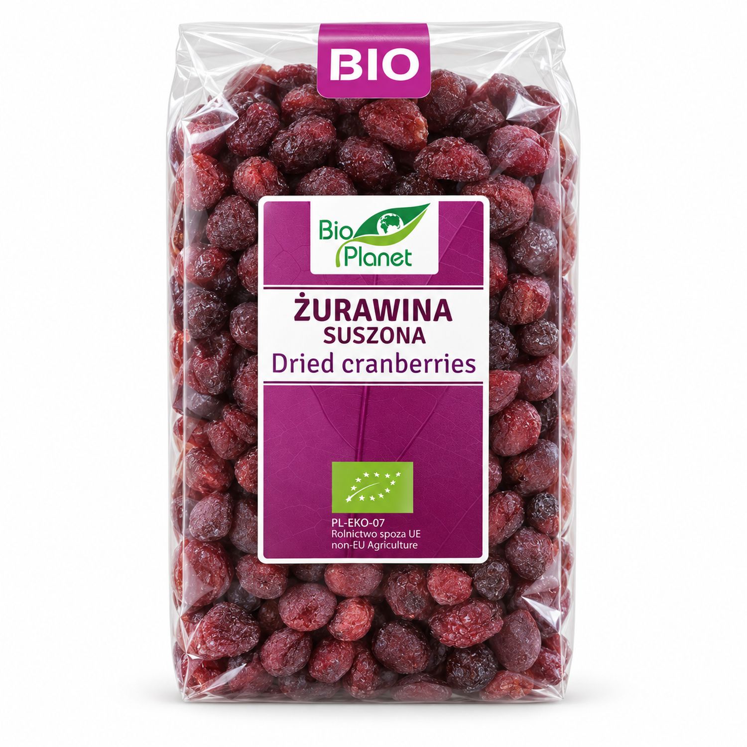 Żurawina Suszona Niesłodzona BIO 100 g - Bio Planet
