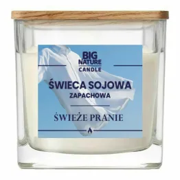 Świeca Sojowa Zapachowa ŚWIEŻE PRANIE 220 g - Big Nature