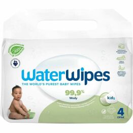 Chusteczki Nawilżane dla Niemowląt Kids Soap SUPER PAKA 240 Sztuk (4x 60 Sztuk) - Water Wipes