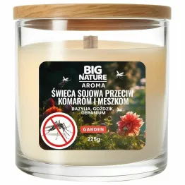 Świeca Sojowa Przeciw Komarom i Meszkom GARDEN 225 g - Big Nature