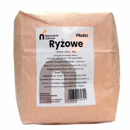 Płatki Ryżowe 1 kg - Naturalnie Zdrowe