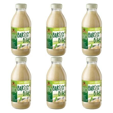 6 x Barszcz Biały Żytni Koncentrat Bio 320 ml - Kowalewski