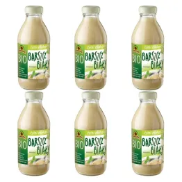 6 x Barszcz Biały Żytni Koncentrat Bio 320 ml - Kowalewski