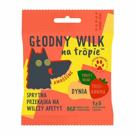 Żelki Truskawka i Dynia Kwaśne 15g Głodny Wilk