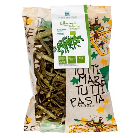 Makaron Tagliatele Z Wakame Bio 200g-Porto Muinos