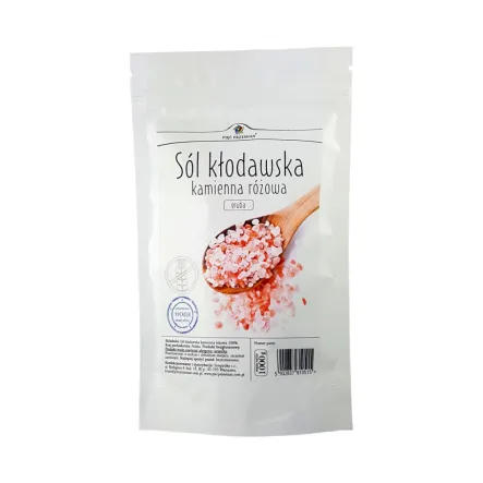 Sól Kłodawska Kamienna Rózowa Gruba 1000 g Pięć Przemian