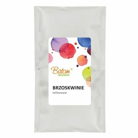 Owoce Liofilizowane - BRZOSKWINIE 20 g - BATOM