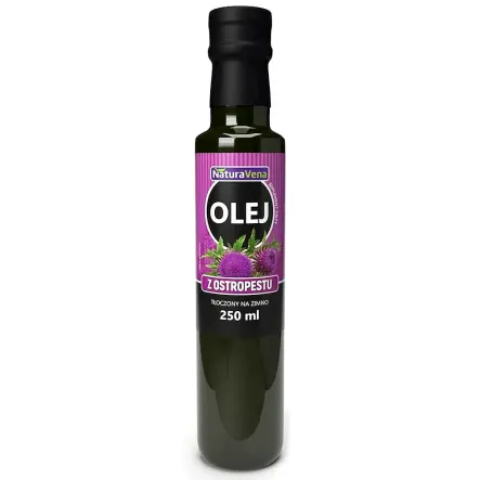 Olej z Ostropestu Tłoczony na Zimno 250 ml - Naturavena