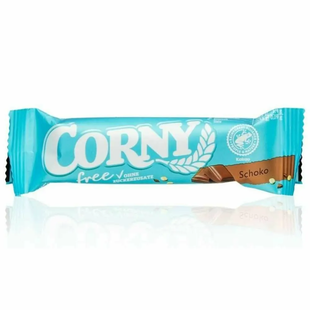 Batonik Zbożowy Bez Dodatku Cukru o Smaku Czekoladowym 20 g - Corny ...