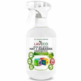 Płyn do Mycia Mat i Zabawek Dziecięcych Zielona Cytryna i Mięta 0,5 l - Laveco