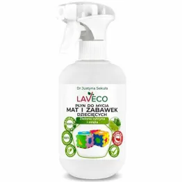 Płyn do Mycia Mat i Zabawek Dziecięcych Zielona Cytryna i Mięta 0,5 l - Laveco