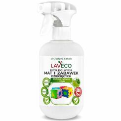 Płyn do Mycia Mat i Zabawek Dziecięcych Zielona Cytryna i Mięta 0,5 l - Laveco