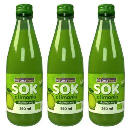 3 x Sok z Limonki NFC Bio 250 ml - NaturAvena