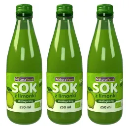 3 x Sok z Limonki NFC Bio 250 ml - NaturAvena