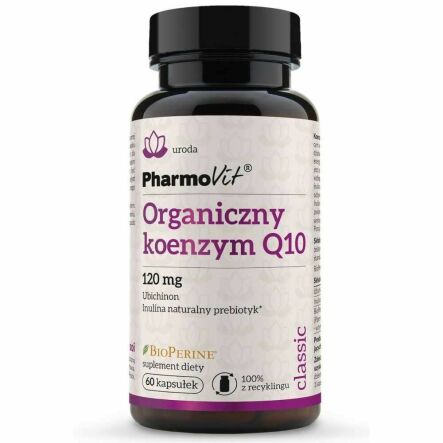 Organiczny Koenzym Q10 60 Kapsułek - Pharmovit