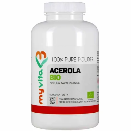 Acerola BIO Sproszkowany Sok  250 g - MyVita - Wyprzedaż