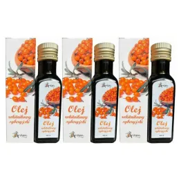 3 x Olej Rokitnikowy Syberyjski 100 ml - Aram Natura