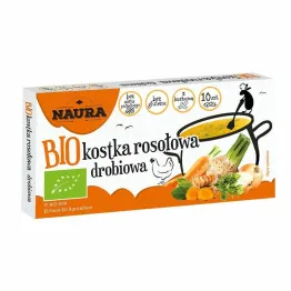 Kostka Rosołowa Drobiowa Bio 100 g - Naura