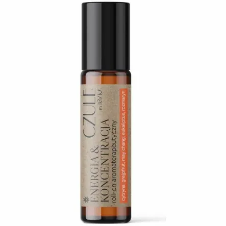 Roll-on Aromaterapeutyczny Energia i Koncentracja 10 ml - CZULE