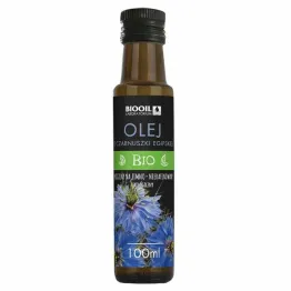 Olej z Czarnuszki Egipskiej Tłoczony na Zimno Nierafinowany Bio 100ml - Laboratorium Biooil 
