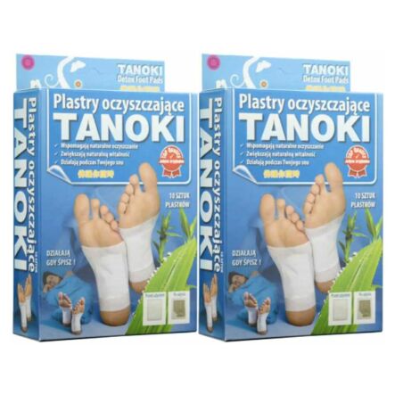2 x Tanoki Detox Plastry Oczyszczające 10 Sztuk