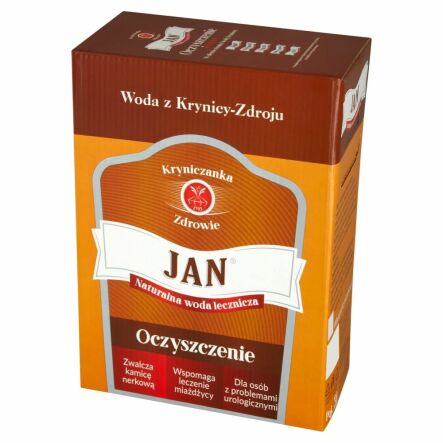 Woda Lecznicza w Kartonie Jan Oczyszczenie 3 l - Krynica