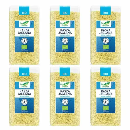 6 x Kasza Jaglana Bezglutenowa  Bio 500 g - Bio Planet