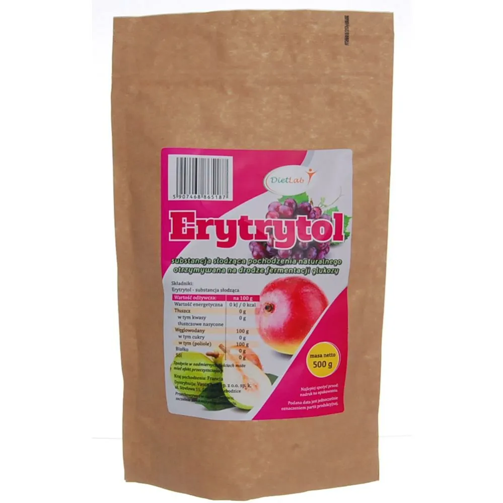 Francuski Erytrytol 500 g - Vasco Tech - Erytrol Europejski - DietLab