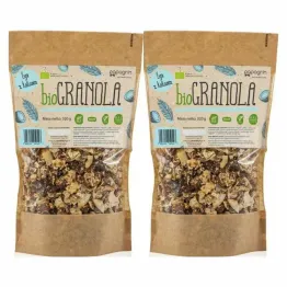 2 x Granola Figa z Kokosem Bez Dodatku Cukru Bio 320 g - Papagrin
