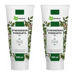 2 x Żel Żyworódka Pierzasta z Aloesem i Kasztanowcem 200 ml - Ekamedica