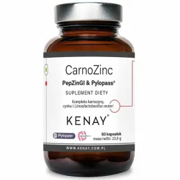 CarnoZinc PepZinGI & Pylopass™ 60 Kapsułek - Kenay