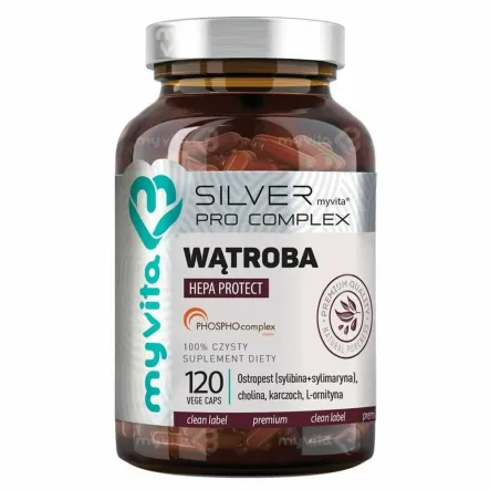 Wątroba Pro Complex 120 Kapsułek - MyVita Silver – MarketBio