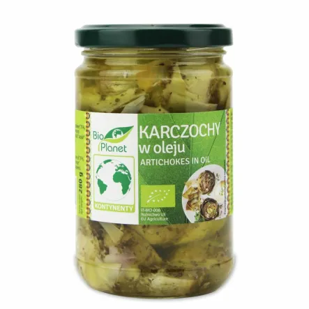 Karczochy w Oleju Bio 280 g - Bio Planet