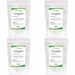 Zestaw 4 x Chlorek Magnezu Sześciowodny Płatki 1 kg - DeliFood