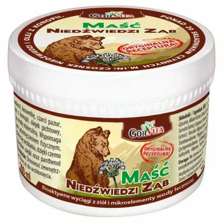 Maść Niedźwiedzi Ząb 200 ml - Gorvita