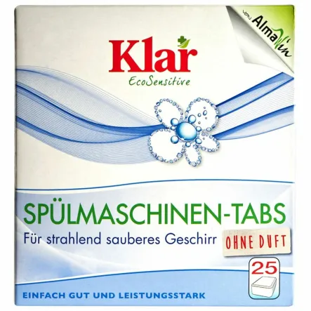Tabletki Do Zmywarek Eco 500 g (25 Sztuk) - Klar