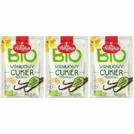 3 x Cukier Waniliowy Trzcinowy Bio 8 g - Amylon