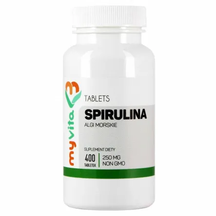 Spirulina 250 mg 400 Tabletek - MyVita