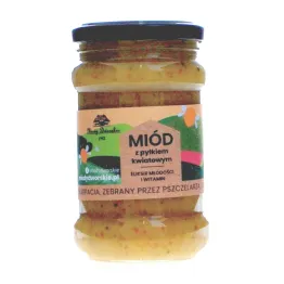Miód z Pyłkiem Kwiatowym 400 g - Miody Dworskie