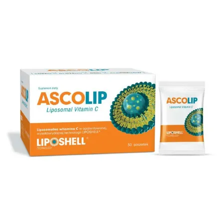 Liposomalna Witamina C 1000 mg Ascolip Liposomal  30 saszetek 